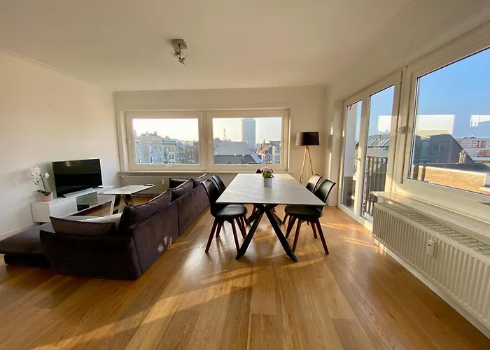 Luxury 3 Bedroom On The Floor With Panoramic View Apartment Ostend
